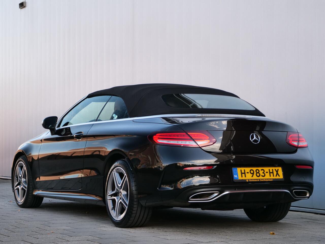 Mercedes-Benz C-KLASSE Cabrio 180 157pk AMG Line Premium Plus Automaat Apple Carplay / Leder / Camera / Windscherm