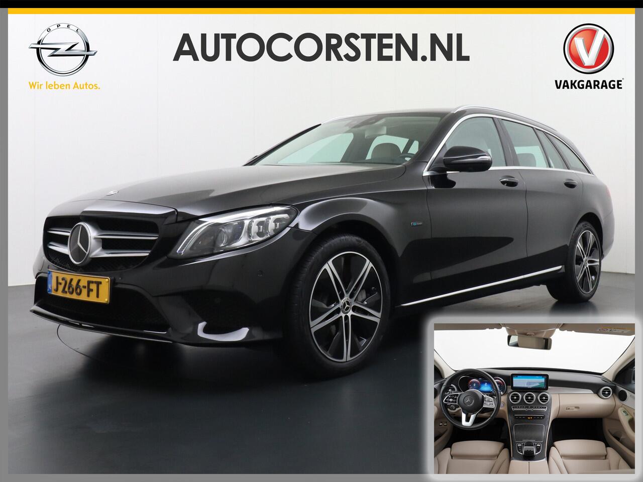 Mercedes-Benz C-KLASSE Estate 300e AUT-9 320pk Leder PHEV Hybrid Virtual Cockpit Apple Carplay Android Auto Adaptive-Cruise Lane-Assist High Performance-LED Navi+HDD 360°Camera Keyless Dual-Ecc Distronic+ Rijassistentiepakket Park-Assist Verkeersbord-Herkenning Origineel Nederl