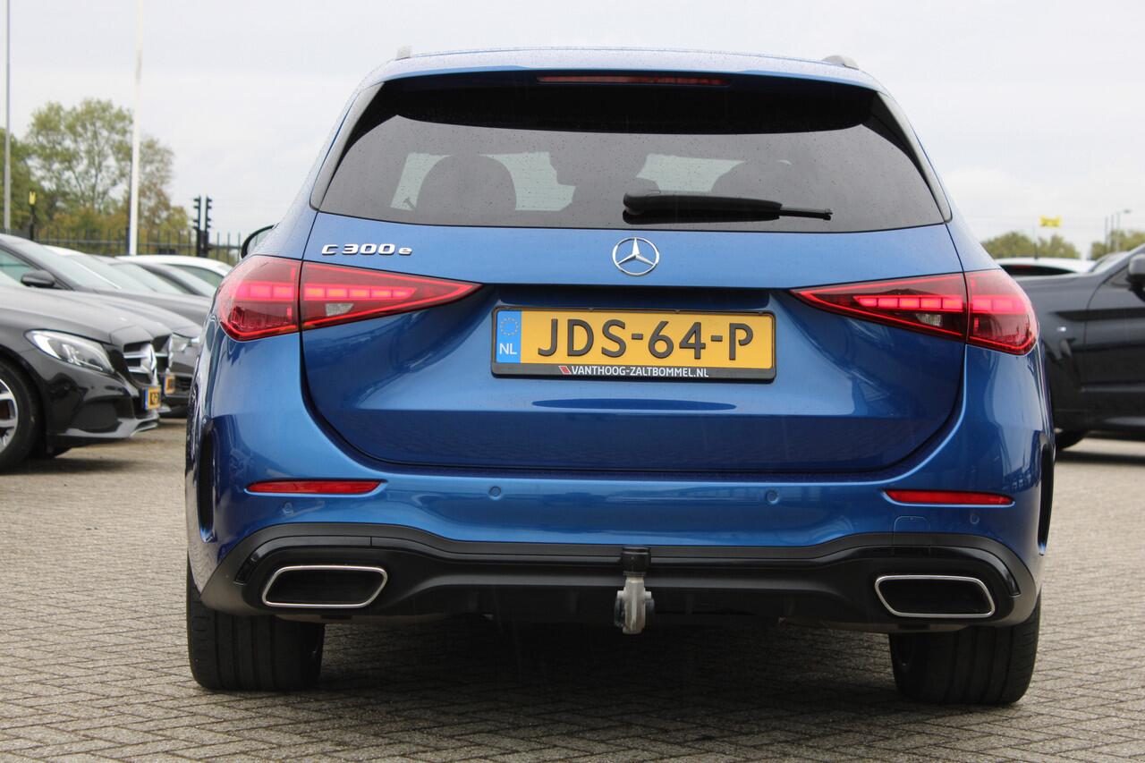 Mercedes-Benz C-KLASSE Estate 300e AMG Line NIGHT PAKKET LEDER HEAD-UP KEY-LESS GO 360-CAMERA TREKHAAK