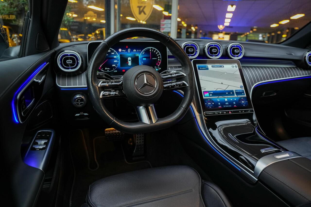 Mercedes-Benz C-KLASSE 300 e AMG Line Panoramadak Full Ambient Adapt. Cruise Laser LED 360Cam 19''LM