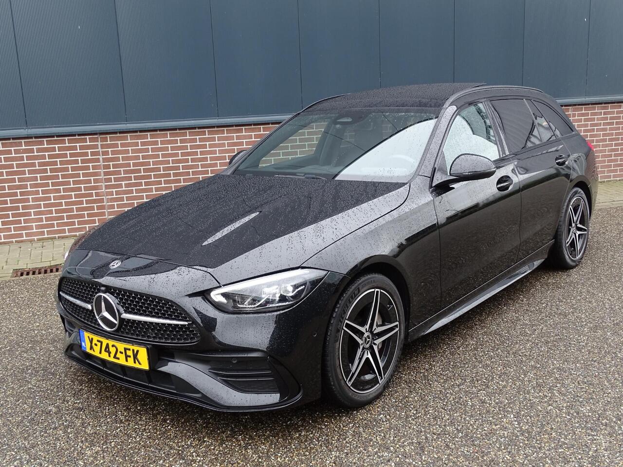 Mercedes-Benz C-KLASSE Estate 200 d AMG Line DODEHOEK DETECTIE | NAVIGATIE| CRUISE CONTROL | CAMERA | SFEERVERLICHTING | PANORAMADAK | ELEKTRISCHE STOELEN | STOELVERWARMING |