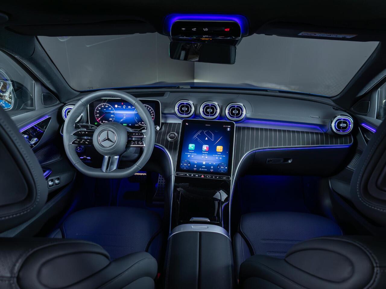 Mercedes-Benz C-KLASSE Limousine 300 e Business Solution AMG Panorama dak | Trekhaak