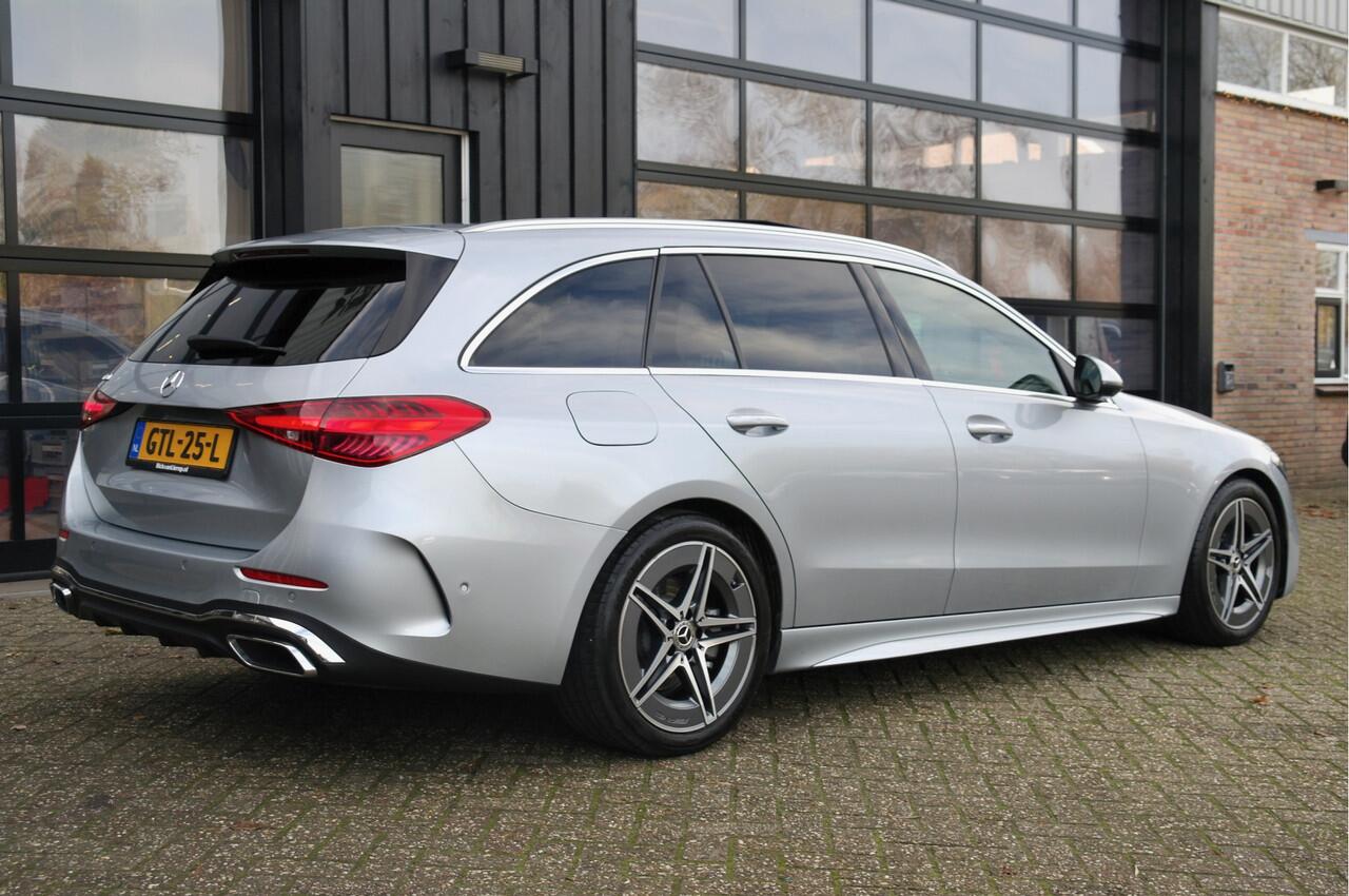 Mercedes-Benz C-KLASSE Estate 180 AMG Line | Pano | 360º | Memory | MBUX | NL-Auto | Fabrieksgarantie