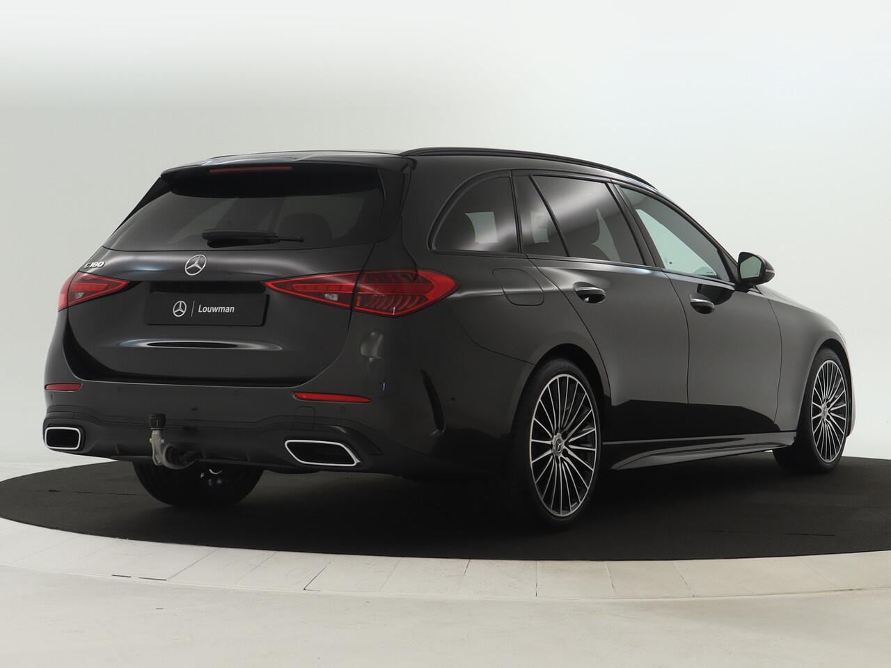 Mercedes-Benz C-KLASSE Estate 180 Star Edition AMG Line | Nightpakket | Trekhaak | Parkeerpakket met achteruitrijcamera | Spiegelpakket | Comfortpakket Plus | EASY PACK achterklep | Antidiefstalpakket GUARD 360° Plus |