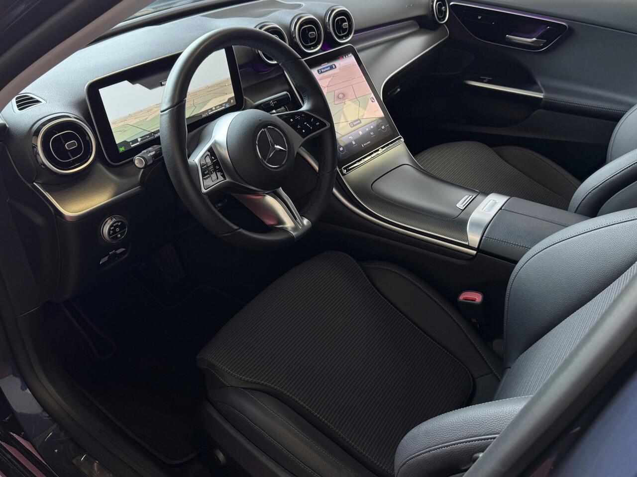 Mercedes-Benz C-KLASSE 300e 313PK PHEV 12/2024 AVANTGARDE TREKHAAK DISTRONIC CAMERA ELEK/STOEL/VERWARMD 12/2024 PHEV PLUG IN HYBRIDE phev