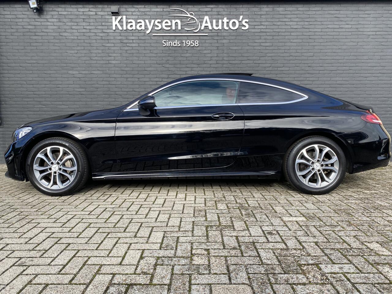 Mercedes-Benz C-KLASSE Coupé 180 AMG Premium Plus Pack AUT. | panoramadak | rood leder | burmester | memory stoelen | 360 camera