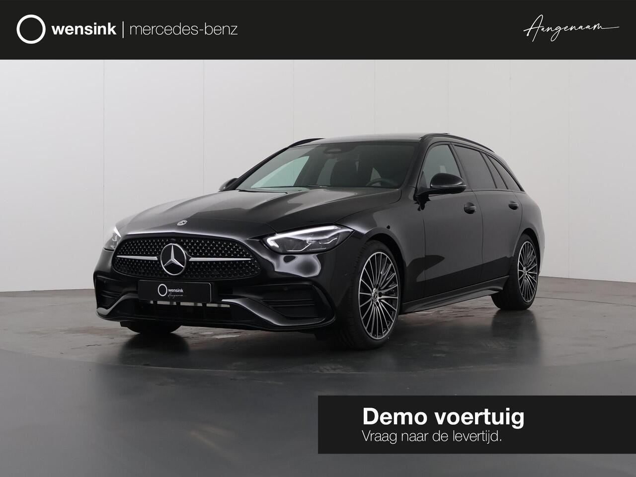 Mercedes-Benz C-KLASSE Estate 180 Star Edition AMG Line | Panoramaschuifdak | DIGITAL LIGHT | 360°-camera | Nightpakket | Stoelventilatie/-verwarming vooraan | Panoramaschuifdak |