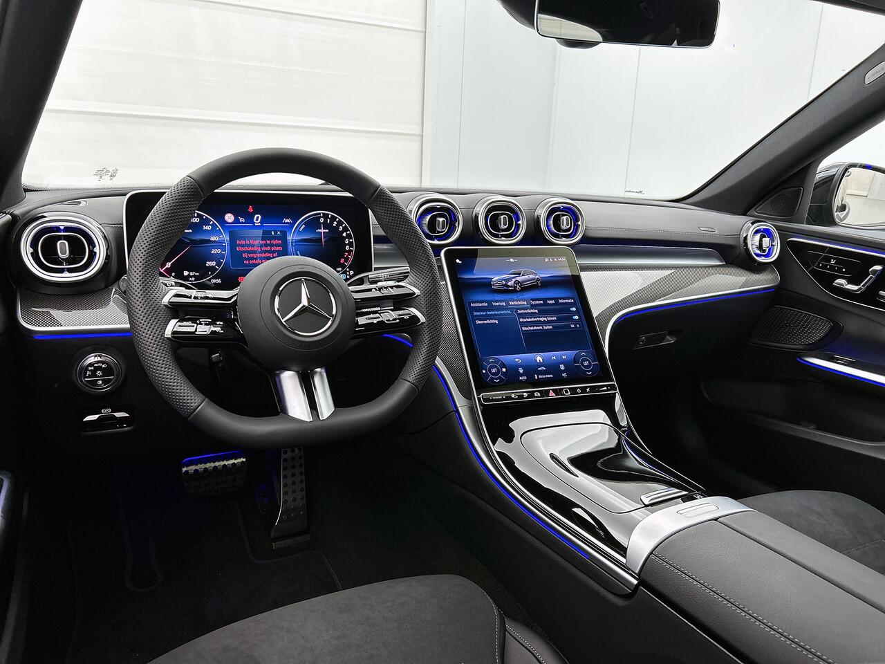 Mercedes-Benz C-KLASSE Estate 300 e Business Solution AMG | Trekhaak | Nightpakket | Winter pakket | Parkeerpakket met 360°-camera | EASY PACK achterklep | Antidiefstalpakket GUARD 360° Plus | Memorypakket | Dodehoekassistent | Stoelverwarming voor |