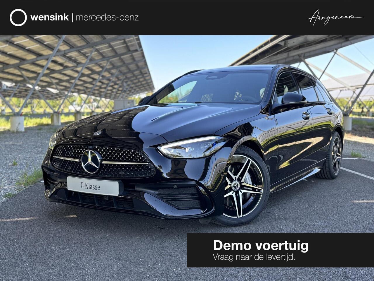 Mercedes-Benz C-KLASSE Estate 180 Business Solution AMG | Night | Panoramdak | Memory stoelen | 360 camera | Sfeerverlichting |