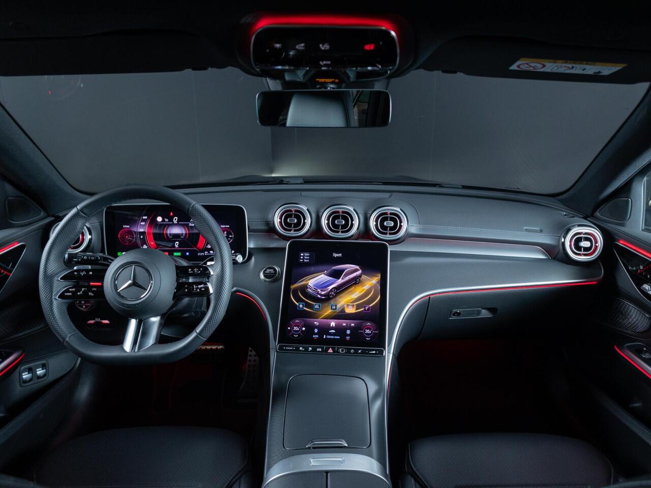 Mercedes-Benz C-KLASSE Estate 300 e Star Edition AMG Line Panorama dak | Trekhaak