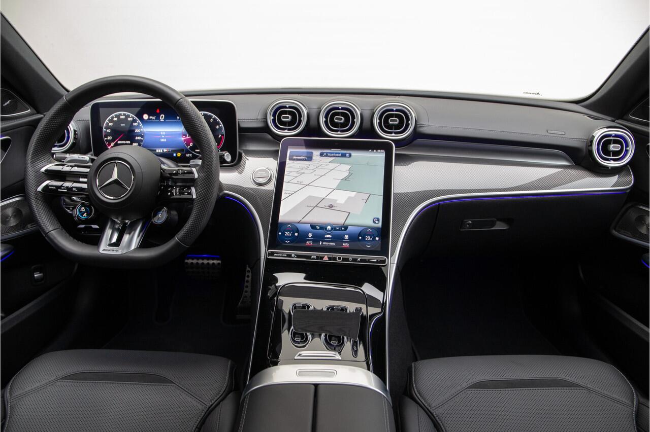 Mercedes-Benz C-KLASSE Estate AMG 43 4MATIC Burmester, Distronic, Nappa Leder, Pano, Achterasbesturing, 408pk