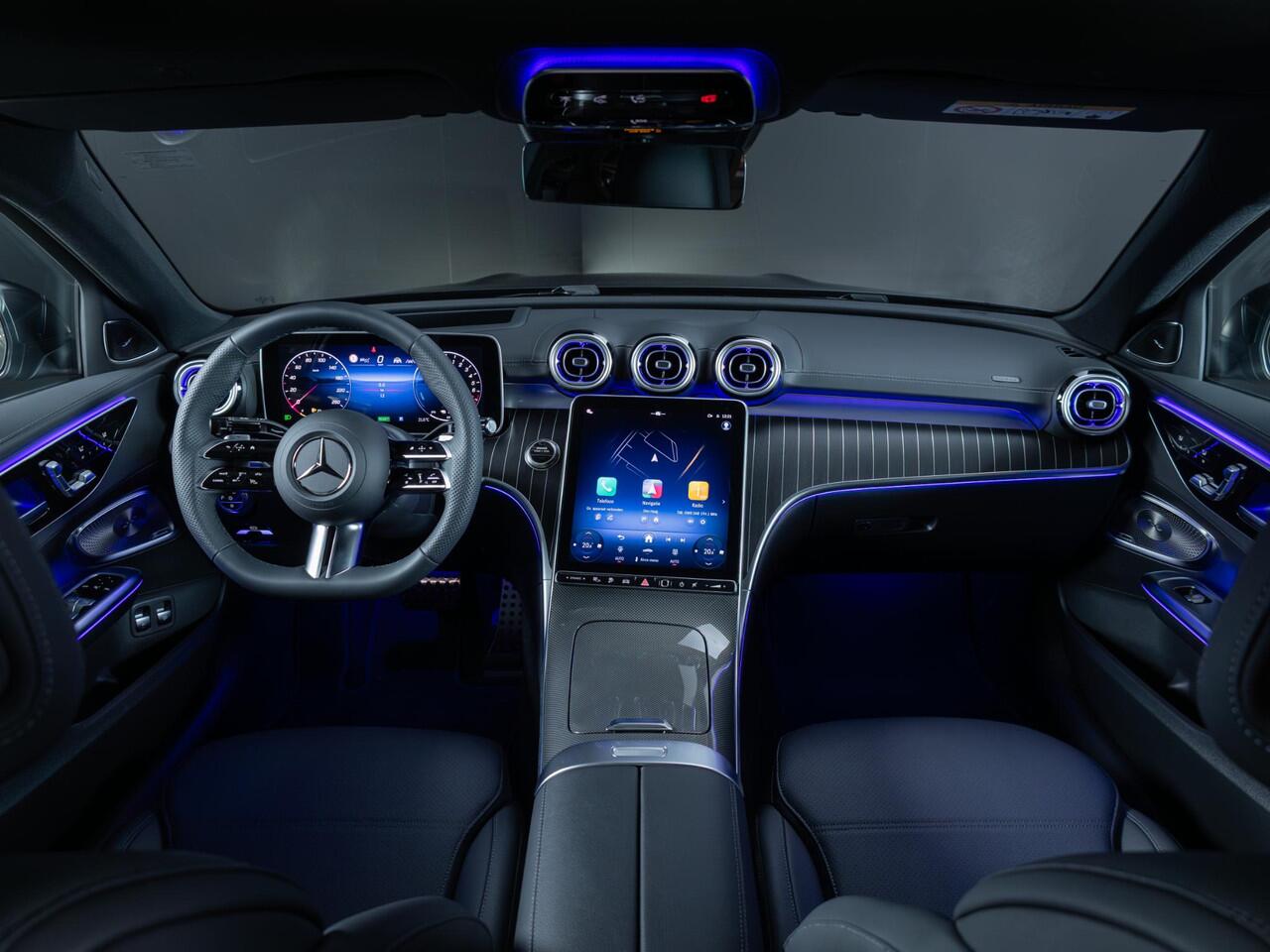 Mercedes-Benz C-KLASSE Limousine 300 e Business Solution AMG Premium PLUS | Panorama dak | Trekhaak