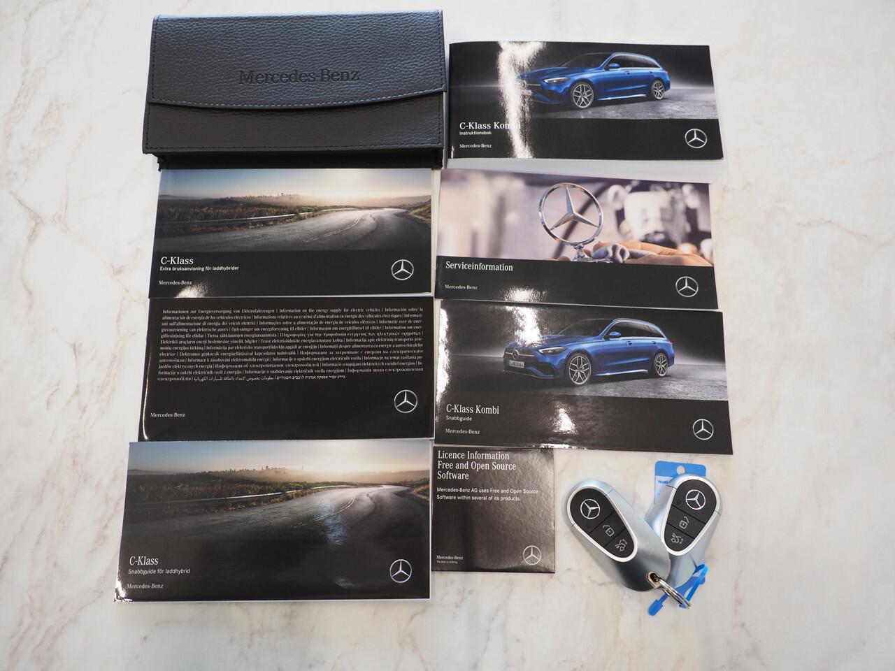 Mercedes-Benz C-KLASSE Estate 300 e Avantgarde | Keyless | Trekhaak | 360 | Dodehoek | Leder | Sfeerverlichting | Carplay