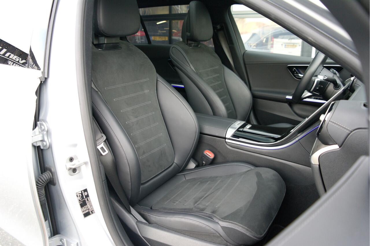 Mercedes-Benz C-KLASSE Estate 180 AMG Line | Pano | 360º | Memory | MBUX | NL-Auto | Fabrieksgarantie