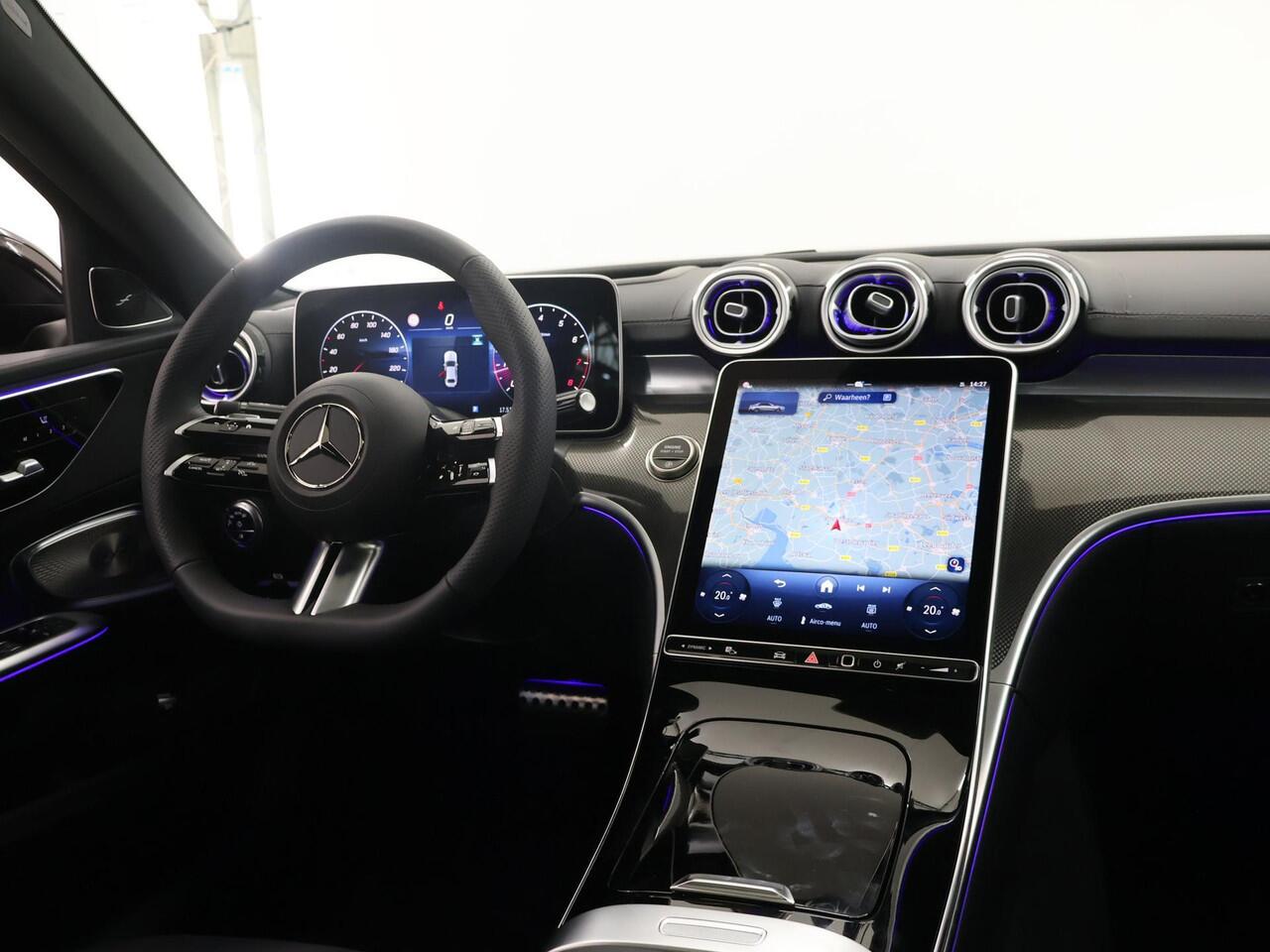 Mercedes-Benz C-KLASSE 180 Star Edition AMG NIGHT | Panoramadak | 18" AMG Velgen | Keyless Entry | 360 camera |