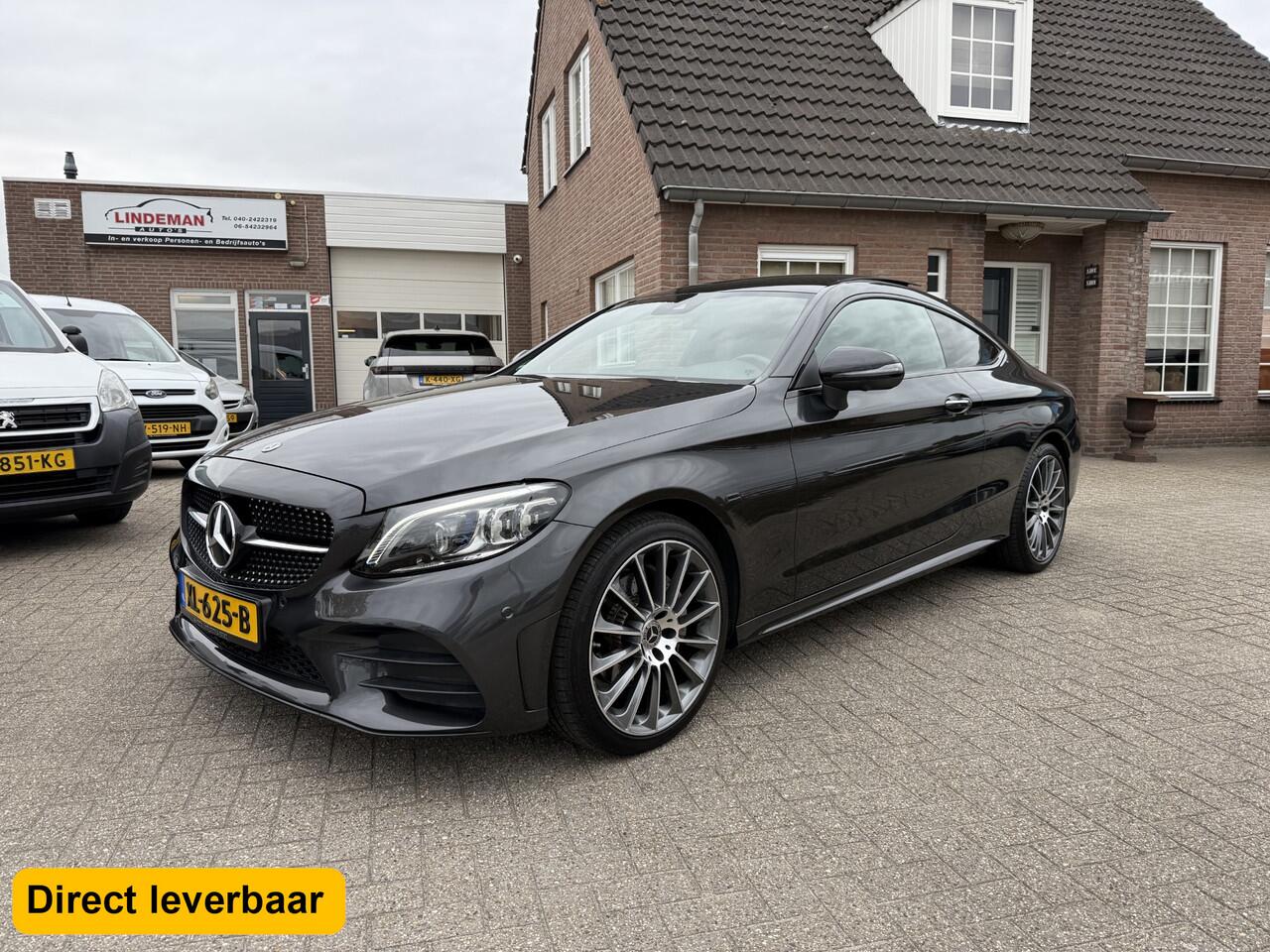 Mercedes-Benz C-KLASSE Coupé 180 Aut. AMG Panodak Keyless Burmester 19" Org. Nederlands