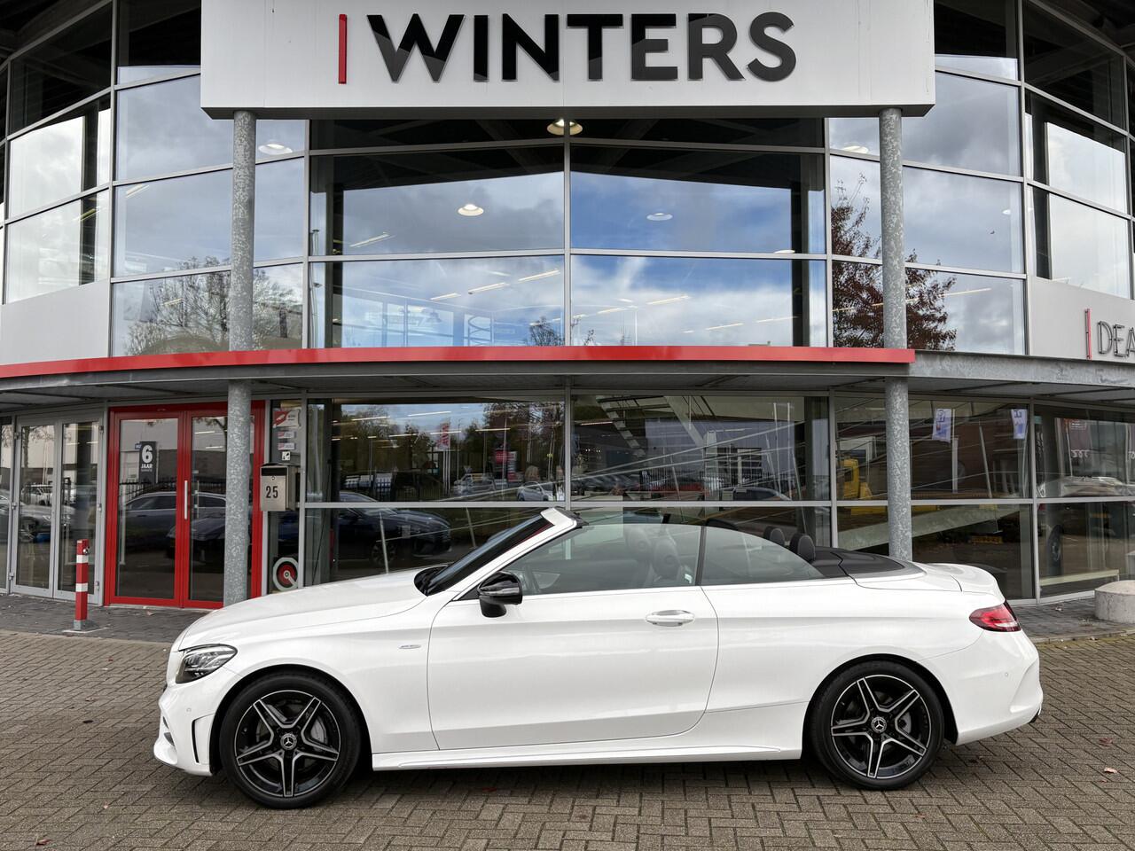 Mercedes-Benz C-KLASSE Cabrio 200 AMG Premium Plus Pack Stoelverwarming | Massagestoelen | Burmester | Leder-alcantara | Navi | Camera