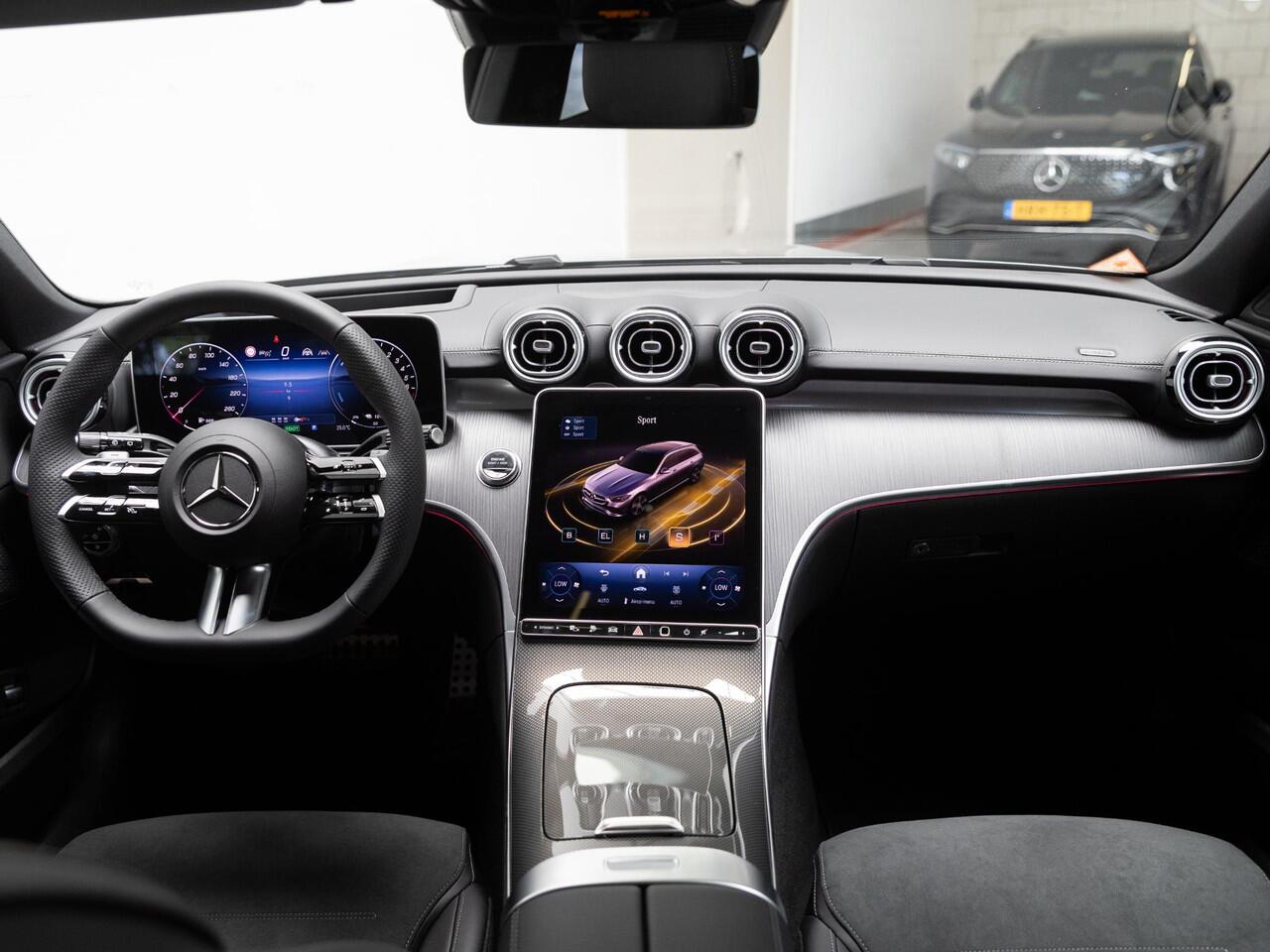 Mercedes-Benz C-KLASSE Estate 300e Business Solution AMG Panorama dak | Trekhaak