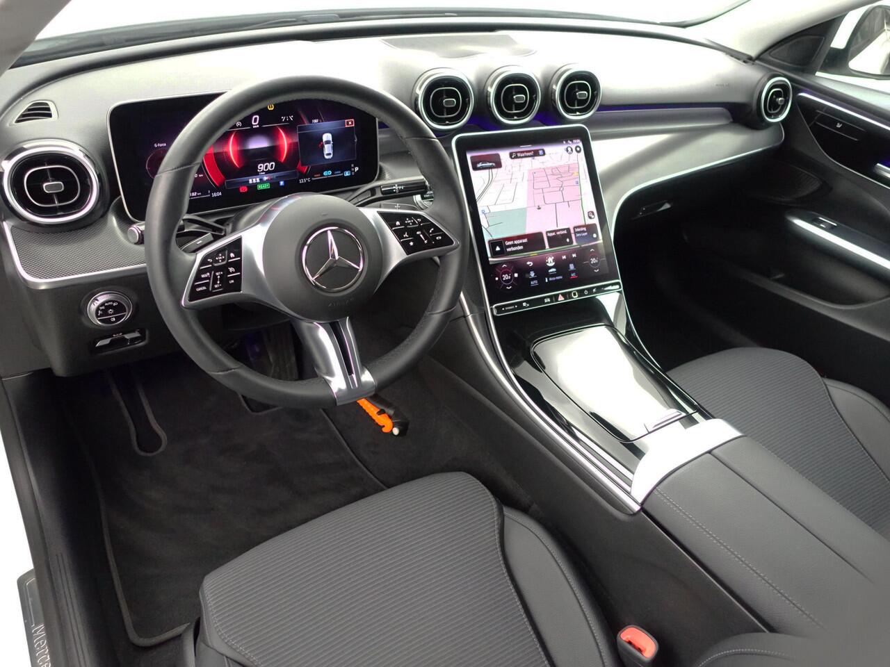 Mercedes-Benz C-KLASSE 200 AMG Night Edition Aut- Sfeerverlichting, Camera, Xenon Led, Carplay, Lane Assist, Park Assist