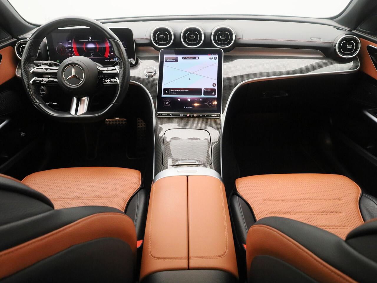 Mercedes-Benz C-KLASSE Estate 200 Launch Edition AMG Line | PANO | CAMERA | KEYLESS | SFEERVERLICHTING | STOELVERW.