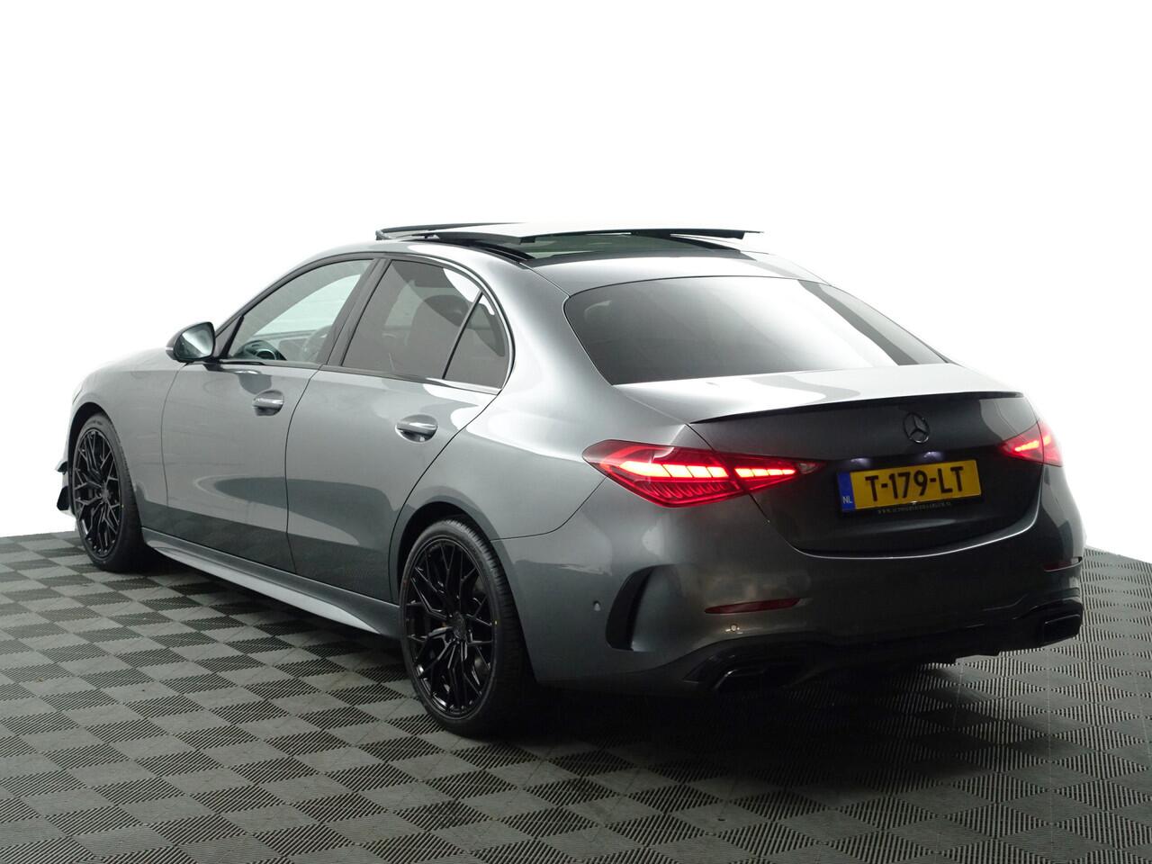 Mercedes-Benz C-KLASSE 180 AMG Performance Aut- Panoramadak, Laser Led, Sfeerverlichting, Concavers, Aero Kit, Spoor Assist