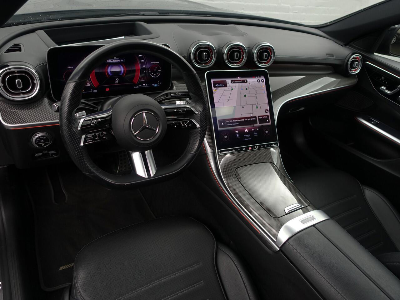 Mercedes-Benz C-KLASSE 300 e AMG Line Aut- Panoramadak, Head Up, 360 Camera, Sfeerverlichting, Memory Seats, Xenon Led