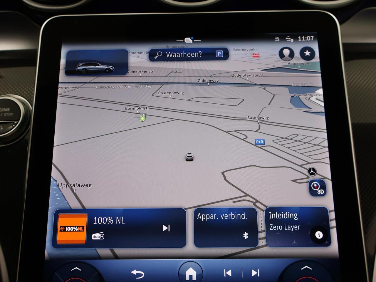 Mercedes-Benz C-KLASSE Estate 180 AMG NIGHT | Panoramadak | Stoelmemory | Achteruitrijcamera | LED High Performance koplampen | Lichte Bekleding | Sfeerverlichting |