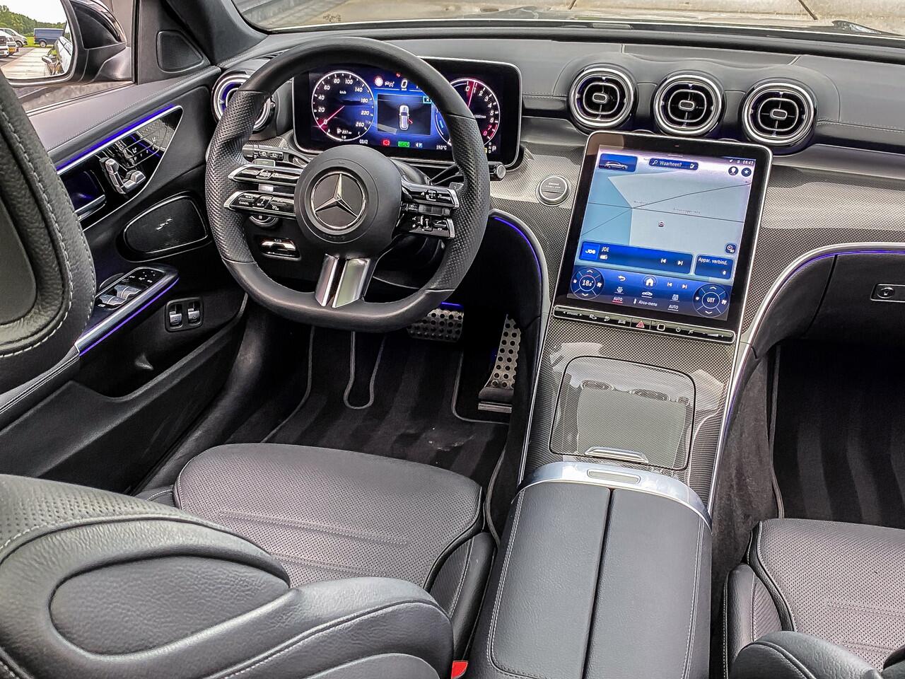 Mercedes-Benz C-KLASSE Estate 300e AMG Line Full Options | LUCHTVERING | MASSAGE | BURMESTER | PANO | NIGHT PAKKET | TREKHAAK |