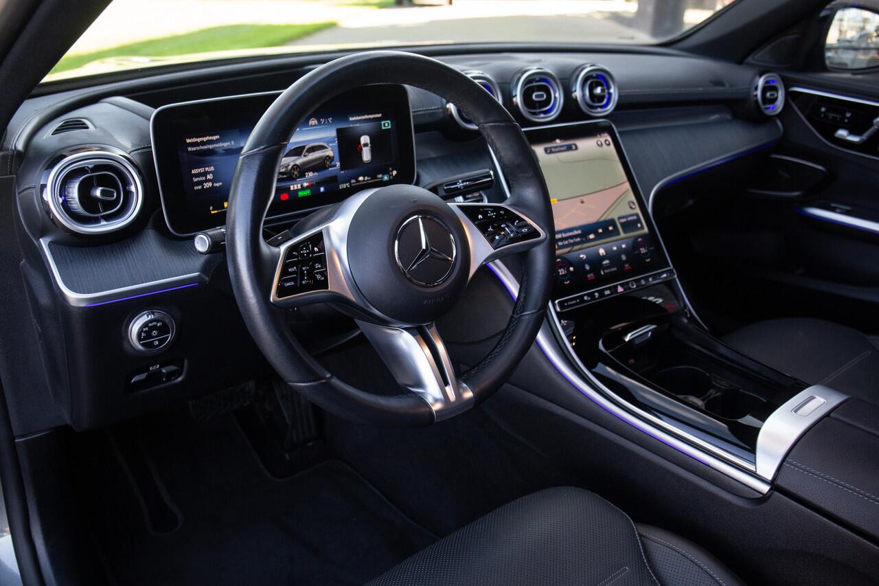 Mercedes-Benz C-KLASSE Estate 300 e AMG Line , Panoramadak, Sfeerverlichting,