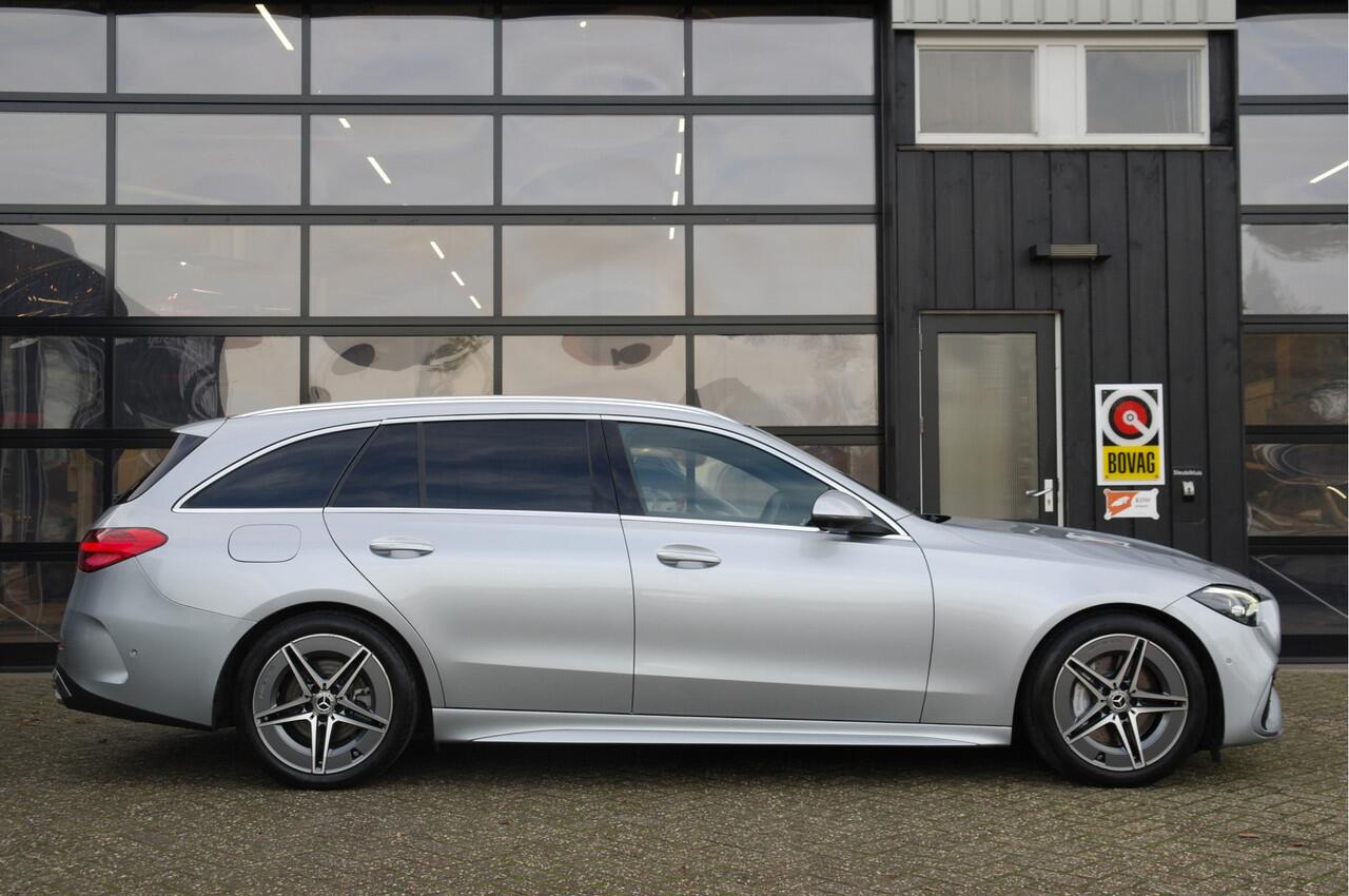 Mercedes-Benz C-KLASSE Estate 180 AMG Line | Pano | 360º | Memory | MBUX | NL-Auto | Fabrieksgarantie