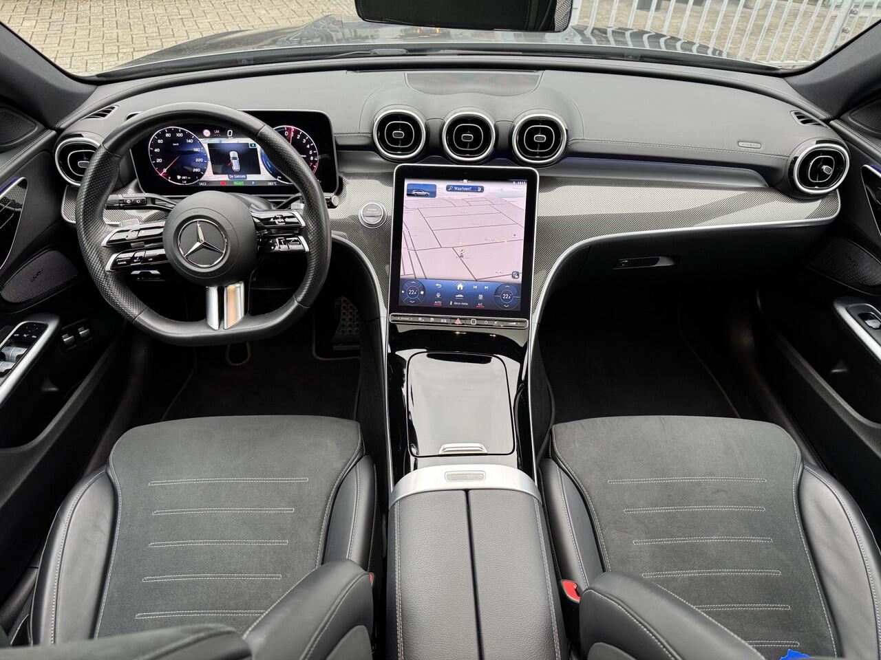 Mercedes-Benz C-KLASSE Estate 300 e AMG Line Night Pano-Dak | Trekhaak | Camera |