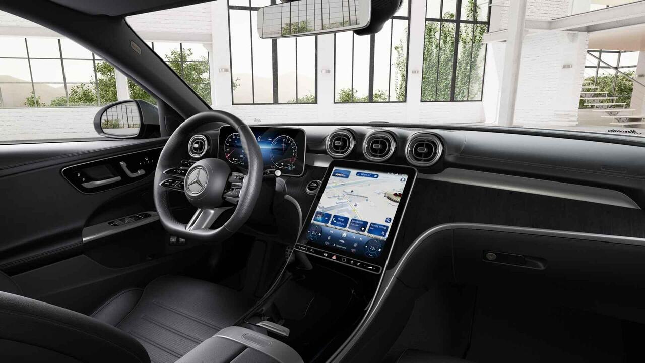 Mercedes-Benz C-KLASSE Estate 300e Star Edition AMG Line | Panoramaschuifdak | DISTRONIC | Trekhaak | USB-pakket plus