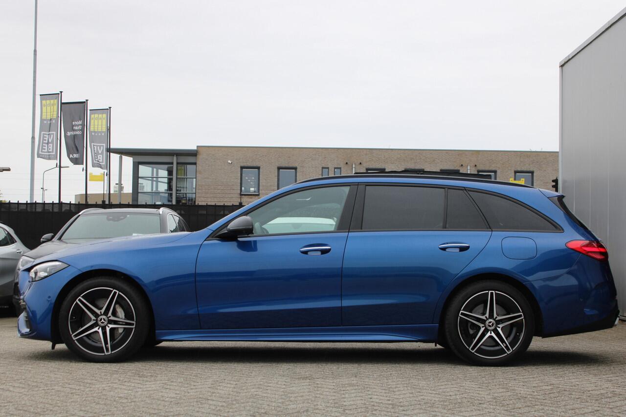Mercedes-Benz C-KLASSE Estate 300e AMG Line NIGHT PAKKET LEDER HEAD-UP KEY-LESS GO 360-CAMERA TREKHAAK
