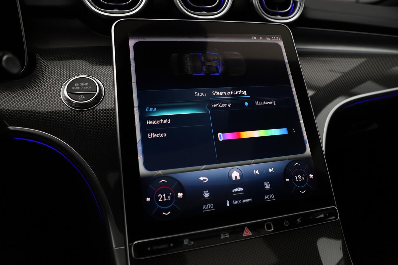 Mercedes-Benz C-KLASSE 200 AMG Launch Edition | 204PK | Head-up | Keyless-go | Burmester | Sfeerverlichting | Memory | Leder | Pano | Trekhaak | NL-Auto | 2021.