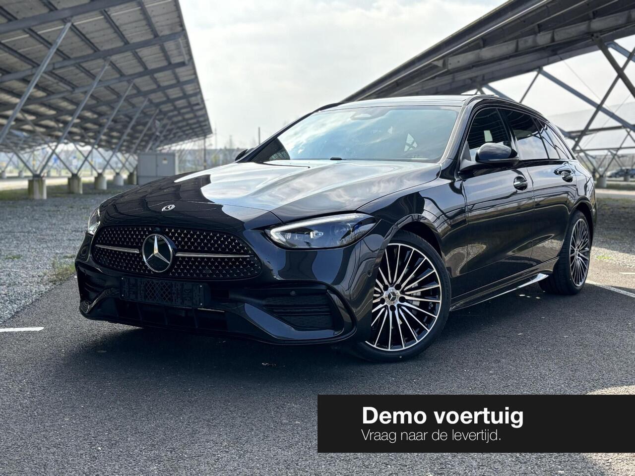 Mercedes-Benz C-KLASSE 180 Star Edition AMG Line | Panoramadak | Memory stoelen | 360 camera | Digital light | Sfeerverlichting |