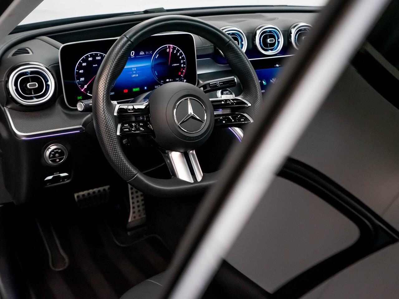 Mercedes-Benz C-KLASSE Estate C 300 e AMG Line Night | Nappa | Pano | Burmester | Memory | Head up