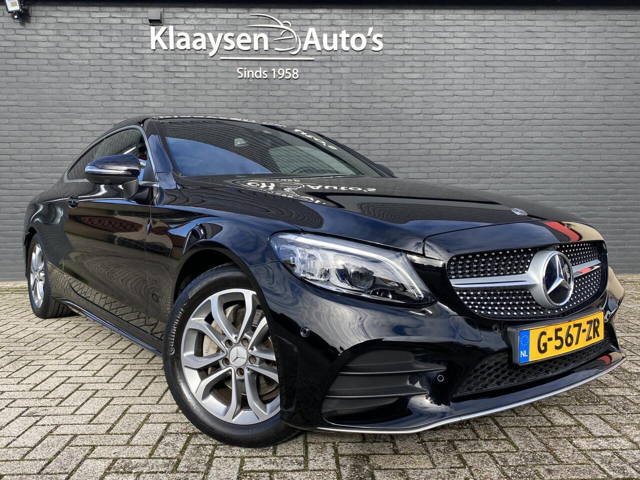 Mercedes-Benz C-KLASSE Coupé 180 AMG Premium Plus Pack AUT. | panoramadak | rood leder | burmester | memory stoelen | 360 camera