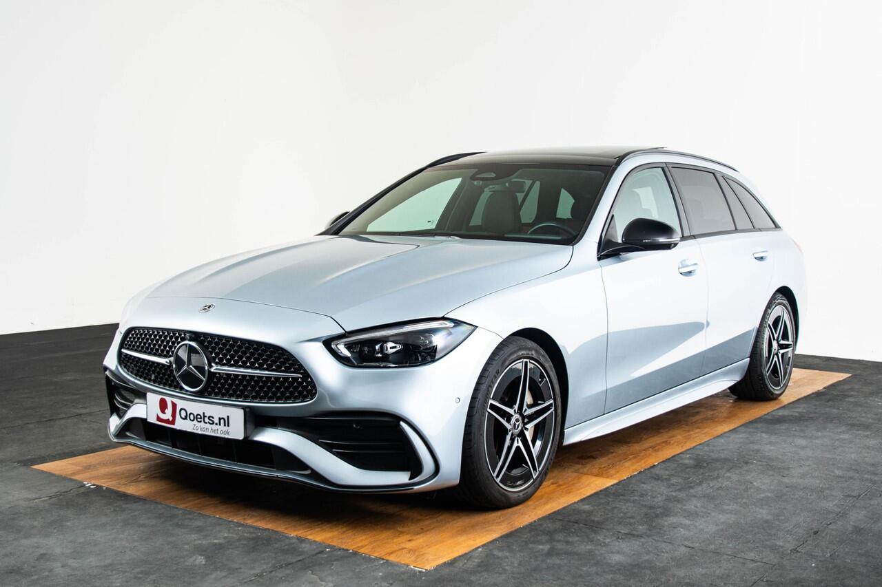 Mercedes-Benz C-KLASSE Estate 200 Launch Edition AMG Line Panoramadak - Trekhaak - Night Pack - 360° camera - Head up - Sportonderstel - Stoelverwarming voor - Memory pakket - Spiegel pakket - MBUX Navigatie -