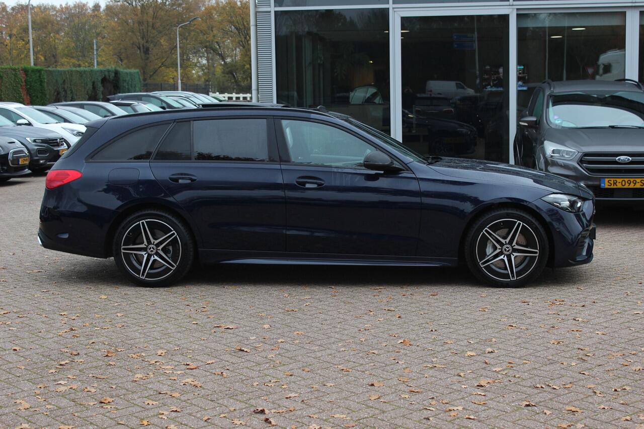 Mercedes-Benz C-KLASSE Estate 300 e AMG Line / Panoramadak / Camera / Ivoor Leder / LED / 18'' / CarPlay / DAB / Stoelverwarming / Cruise Control