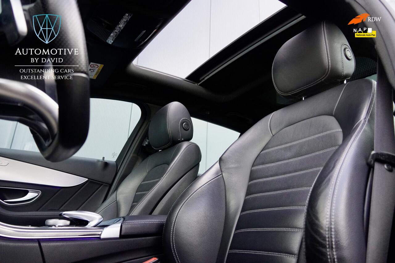 Mercedes-Benz C-KLASSE Estate C200 AMG LINE 184 pk BUS. SOLUTION AUTOMAAT / PANORAMADAK / MATRIX LED / LEDER / ACHTERUITRIJCAMERA / DIGI COCKPIT / NL AUTO / BTW AUTO / APPLE CARPLAY / SFEERVERLICHTING