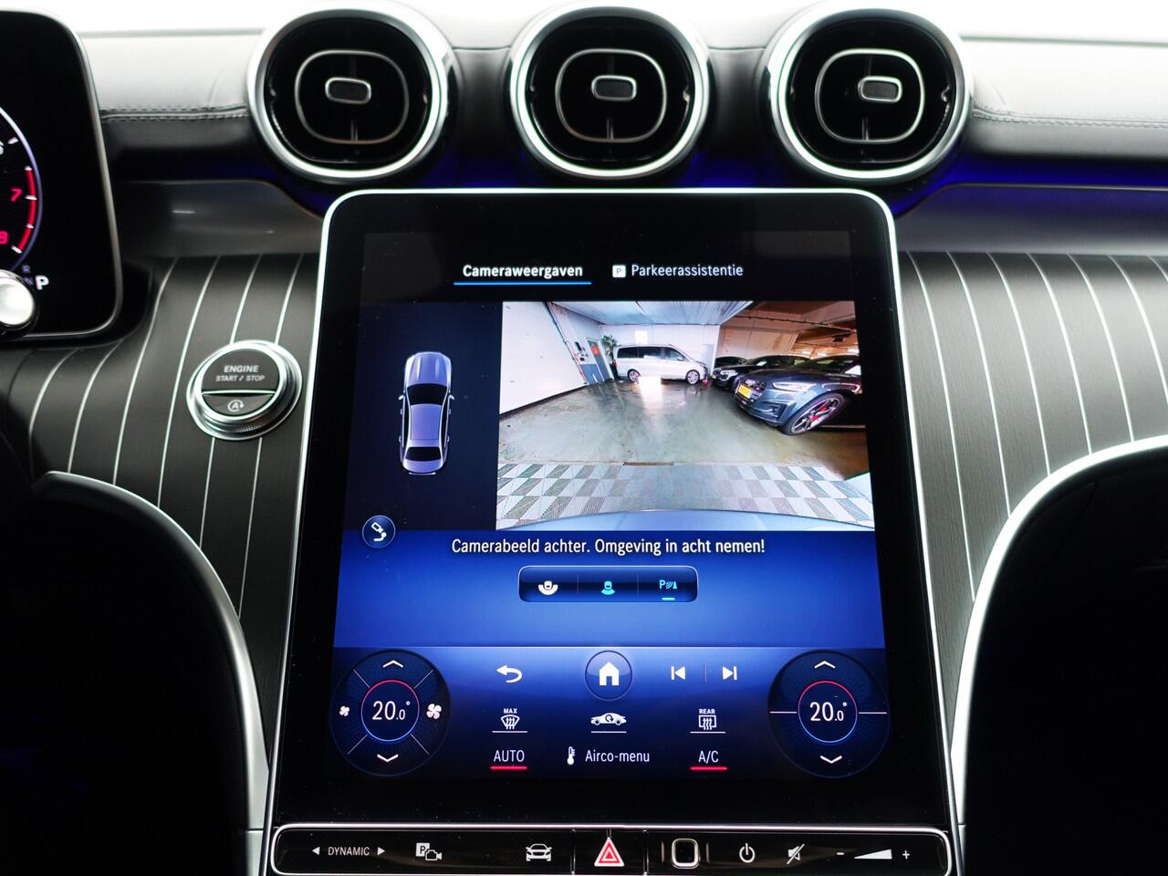 Mercedes-Benz C-KLASSE 200 AMG Night Edition Aut- Panoramadak, Burmester, Sfeerverlichting, Xenon Led, Stuur/Stoelverwarming, Lane Assist