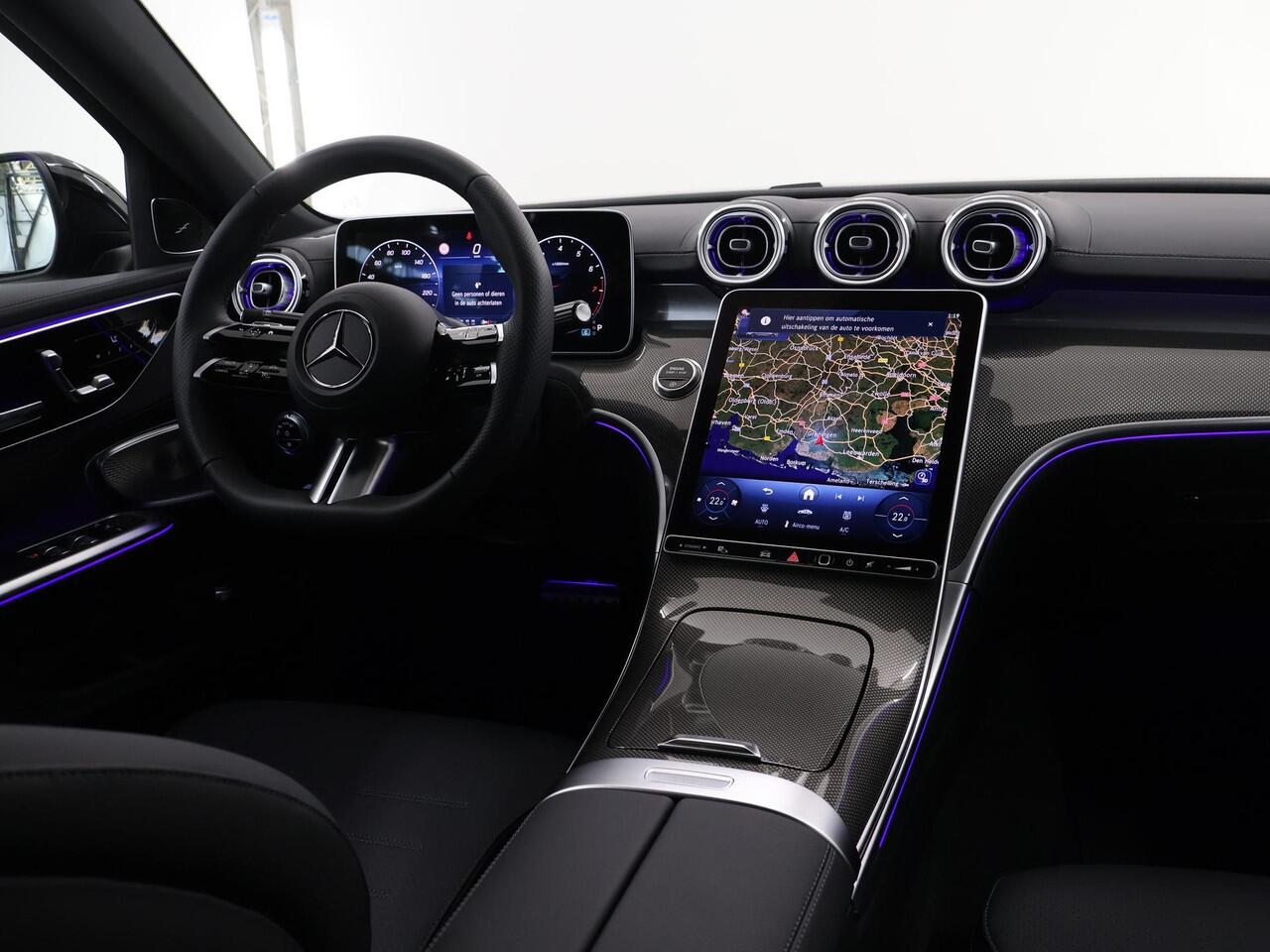 Mercedes-Benz C-KLASSE 180 Star Edition AMG Line | Panoramadak | Night | Burmester | Apple Carplay/Android Auto | Camera | | Distronic | Sfeerverlichting |