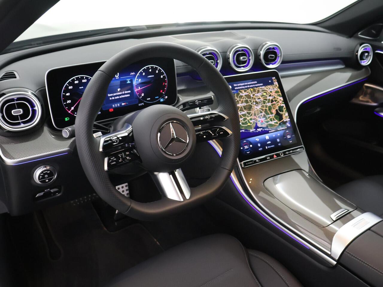 Mercedes-Benz C-KLASSE 180 Star Edition AMG Line | Panoramadak | Burmester Audio | Apple Carplay/Android Auto | Camera | | Distronic | Sfeerverlichting |