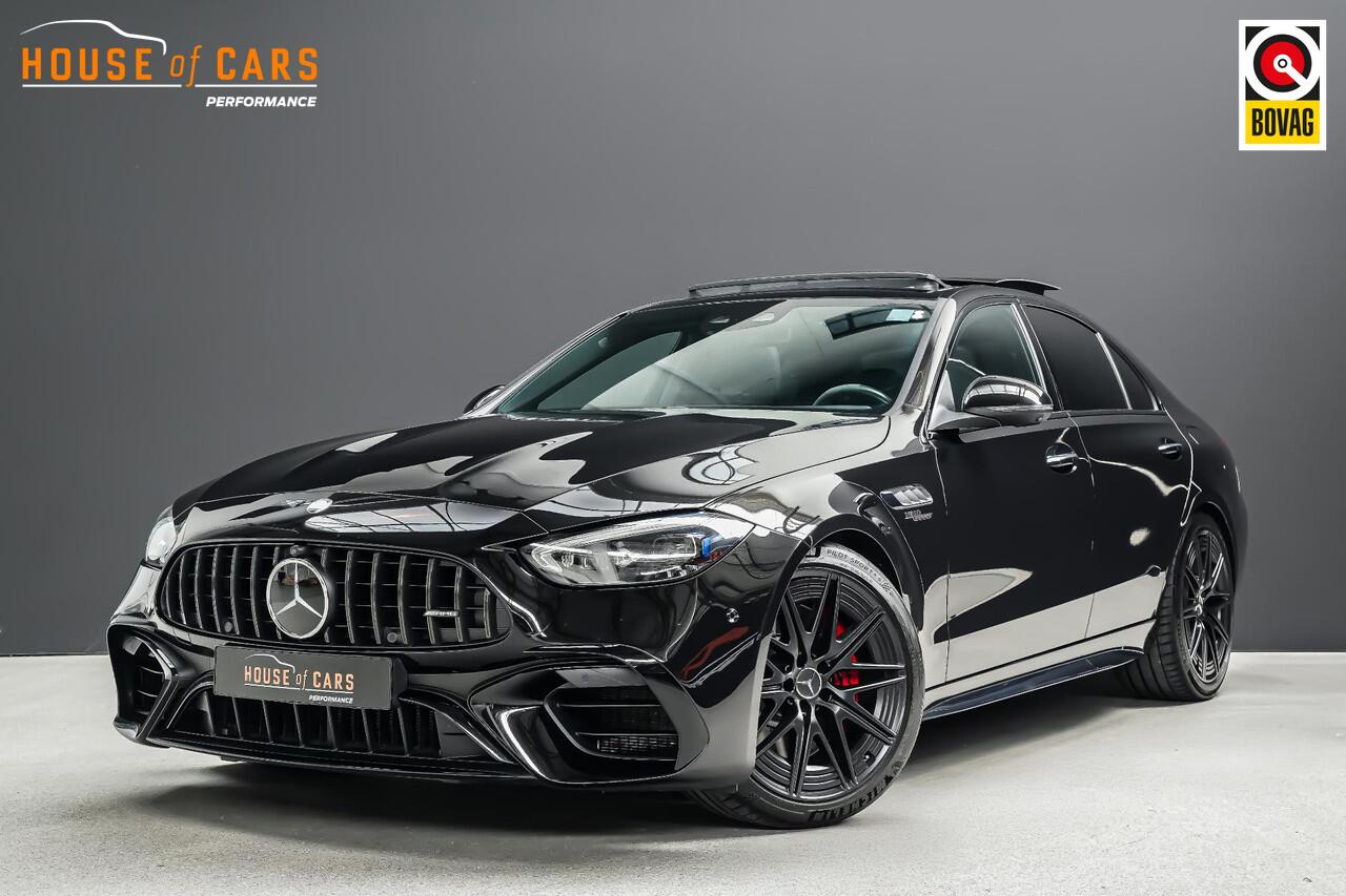 Mercedes-Benz C-KLASSE 63 AMG S E Performance |AMG-Driverspackage|achterasbesturing|head-up|pano|Burmester|360 camera|Apple Carplay&Android Auto|20" lichtmetalen velgen|