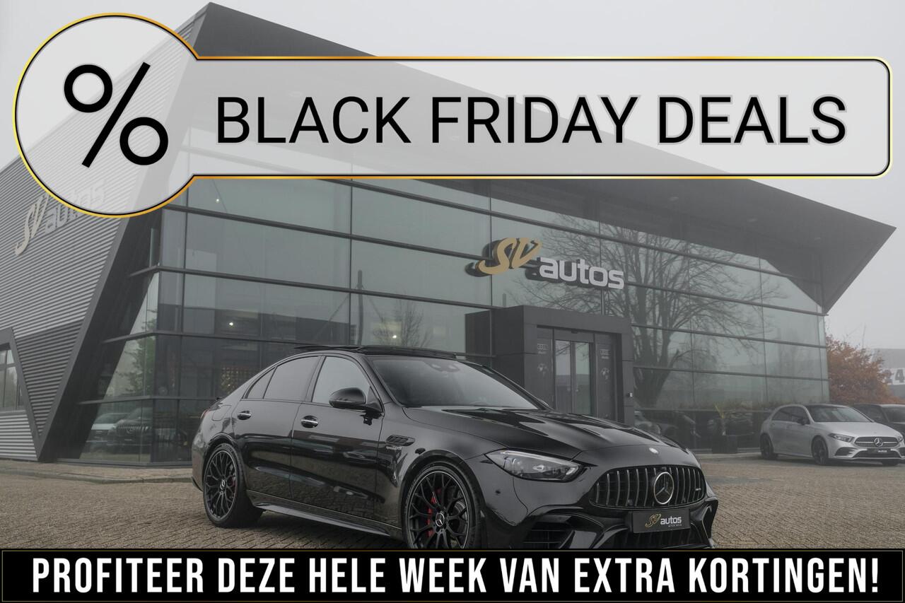 Mercedes-Benz C-KLASSE C63 s AMG 680pk E-performance Panoramadak *BTW* 4-Wielsturing Burmester 3d AMG Driver pack