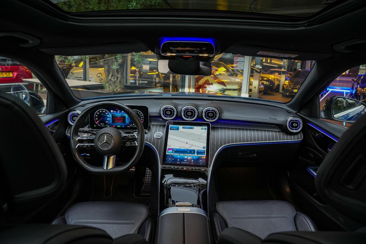 Mercedes-Benz C-KLASSE 300 e AMG Line Panoramadak Full Ambient Adapt. Cruise Laser LED 360Cam 19''LM