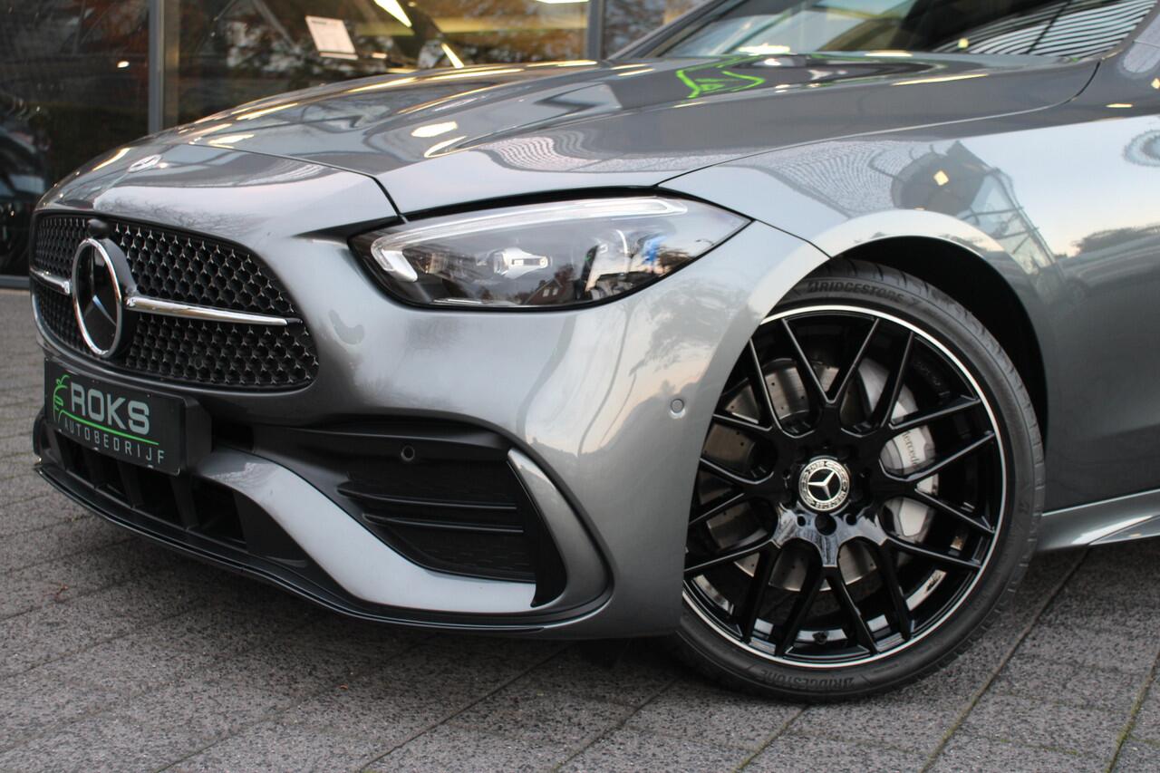 Mercedes-Benz C-KLASSE 200 AMG Line Night Pakket/Navi/Camera/Burmester/Sfeerverlichting/Mbux/H-leder/19Inch