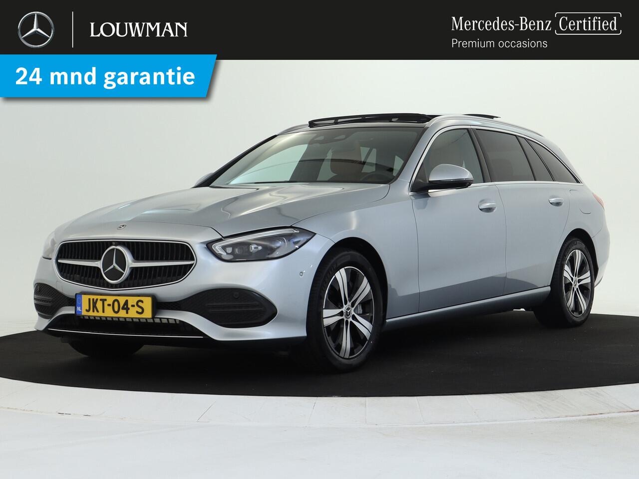 Mercedes-Benz C-KLASSE Estate 300 e AMG Plug-In Hybride Panorama Schuif-Kanteldak | Trekhaak | Digital Light | 360° camera | Easy Pack Achterklep | Apple CarPlay. Inclusief 24 maanden MB Certified garantie voor Europa.