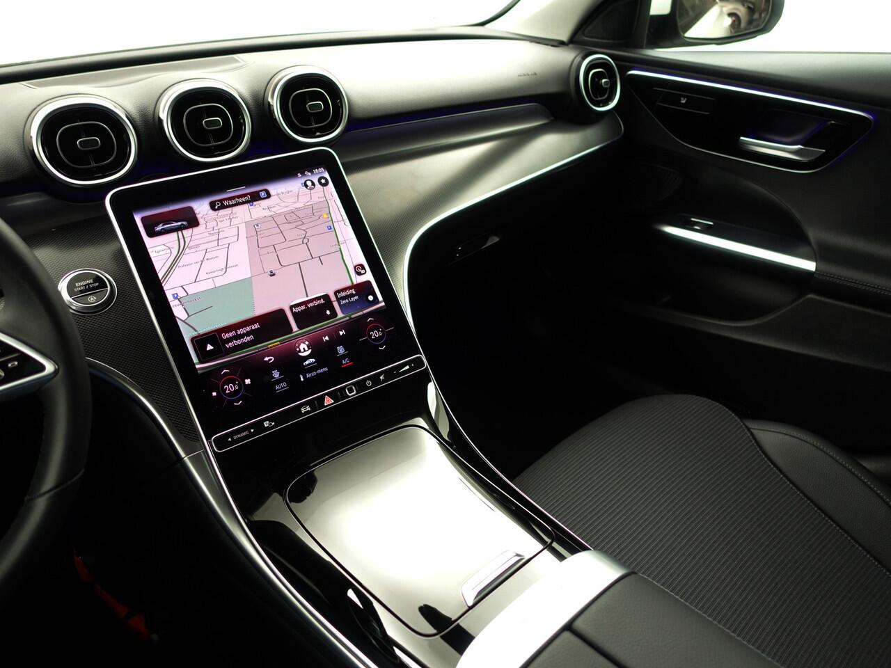 Mercedes-Benz C-KLASSE 200 AMG Night Edition Aut- Sfeerverlichting, Camera, Xenon Led, Carplay, Lane Assist, Park Assist