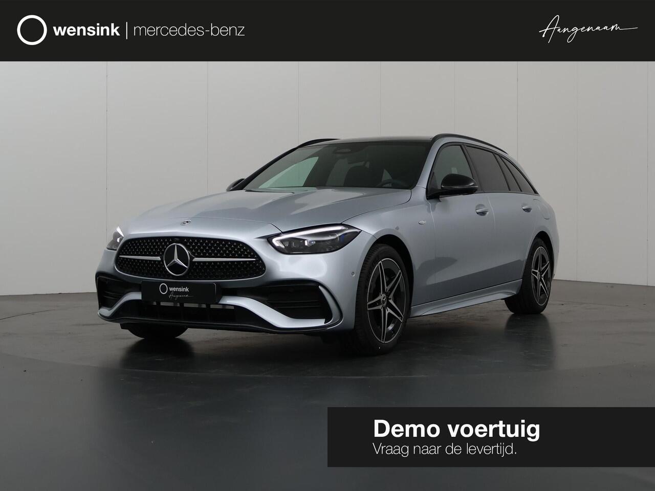 Mercedes-Benz C-KLASSE Estate 300e Business Solution AMG | Panoramadak | Digital Light | Trekhaak | Nightpakket | Memory pakket